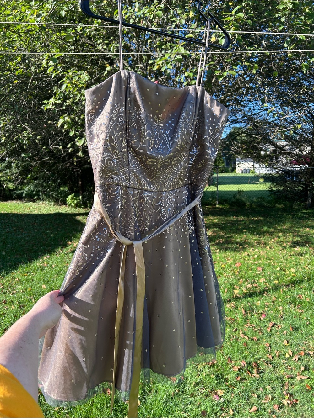 Y2K Masquerade brand formal dress